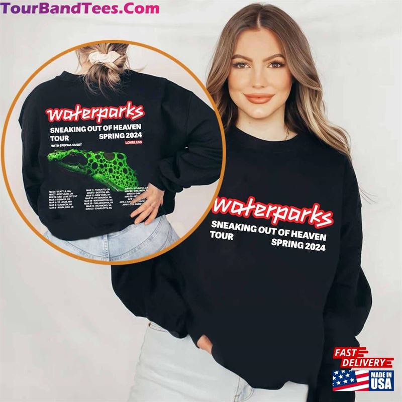 Waterparks Tour Shirt Sneaking Out Of Heaven Spring Band Fan Hoodie Classic 29Uf191749 – Utopia Fashion