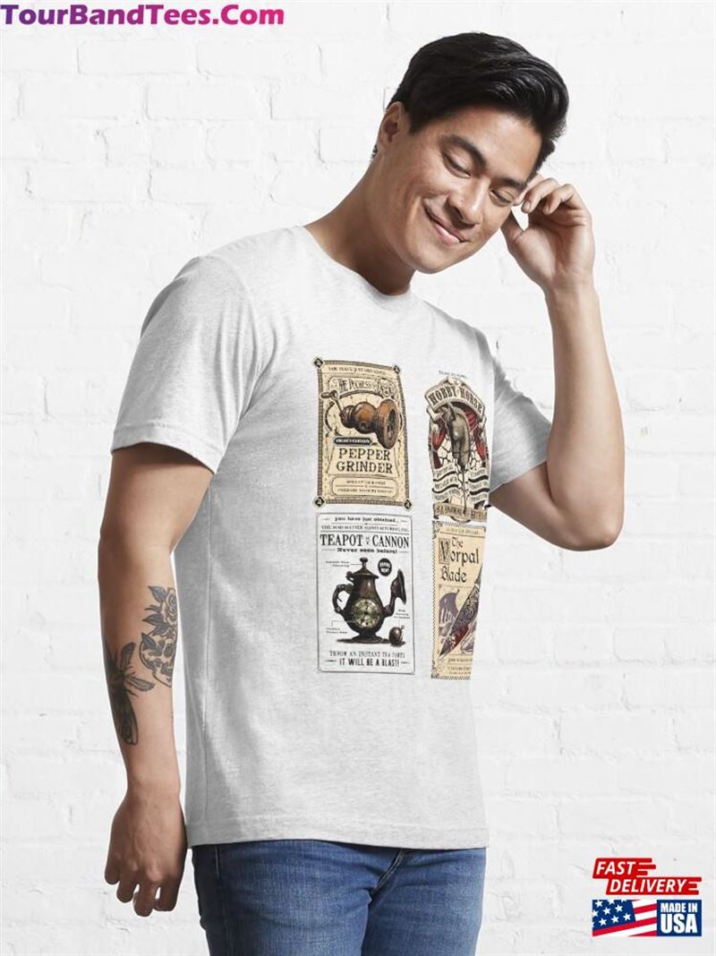 Weapons Cards Alice Madness Returns Essential T-Shirt Unisex 29Uf207033 – Utopia Fashion