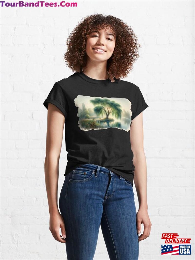 Weeping Willow Classic T-Shirt Unisex 29Uf194372 – Utopia Fashion