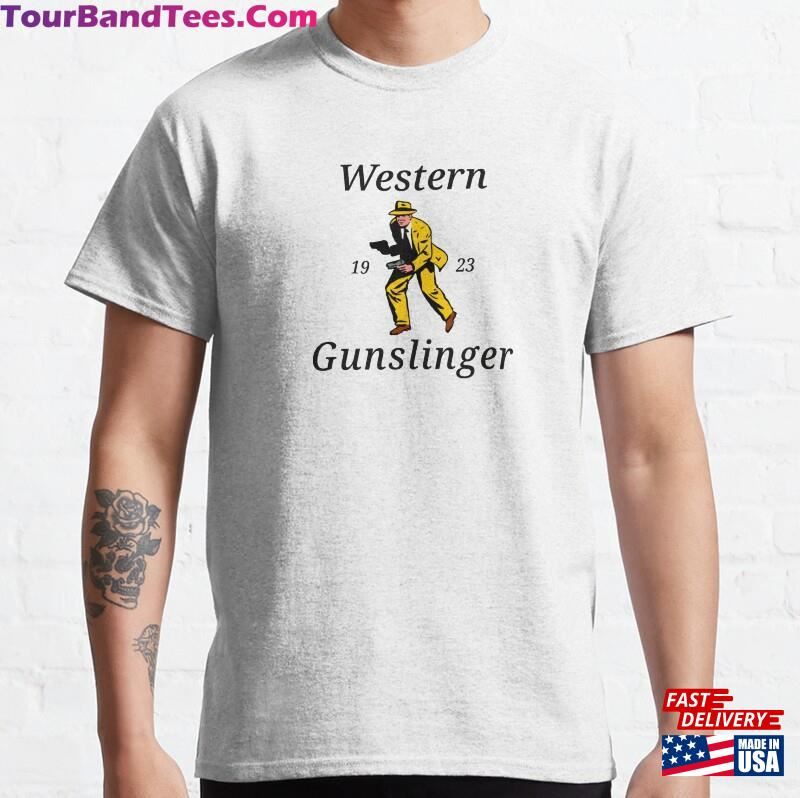 Western Gunslinger Classic T-Shirt Hoodie Sweatshirt 29Uf206363 – Utopia Fashion