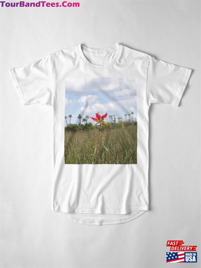 Wetland Wildflower (Scarlet Rosemallow) Long T-Shirt Classic Sweatshirt 29Uf191778 – Utopia Fashion