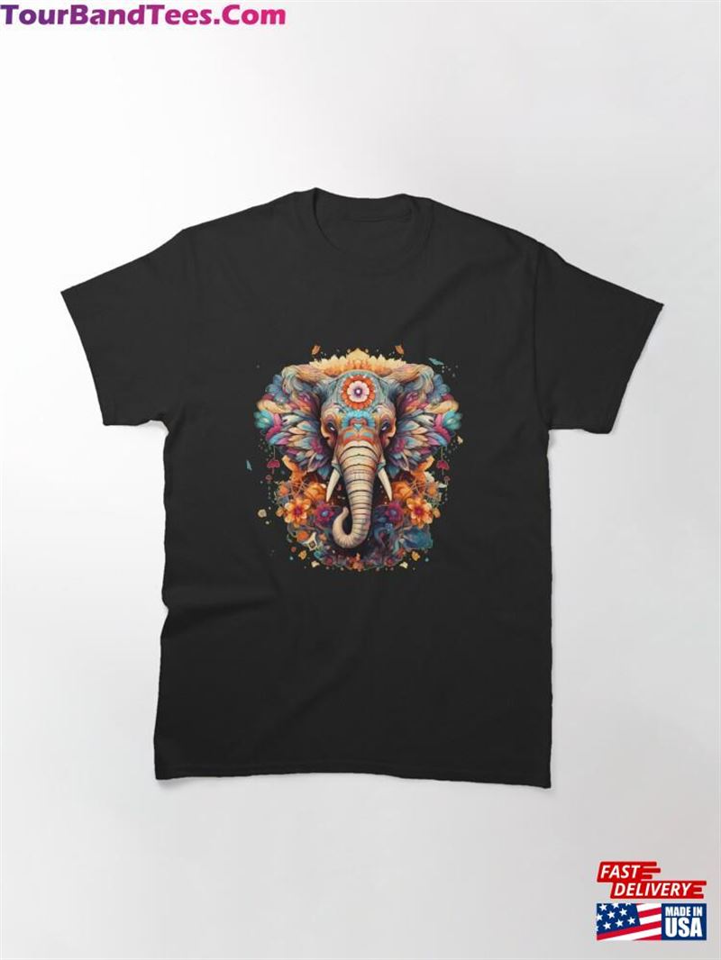 Whimsical Elephant Classic T-Shirt Unisex 29Uf211821 – Utopia Fashion