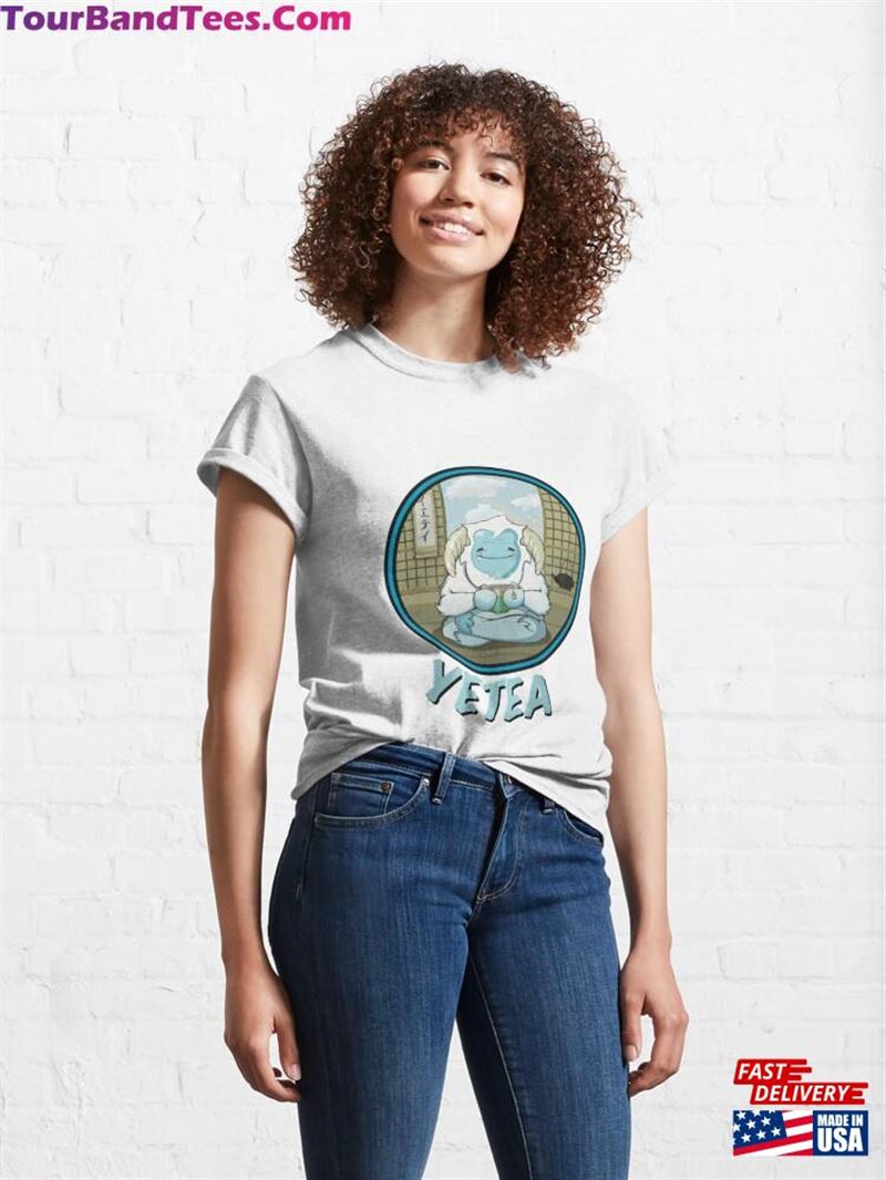 Yetea A Charming Yeti Tea Time Illustration On Coffee Mug Classic T-Shirt Sweatshirt 29Uf193709 – Utopia Fashion