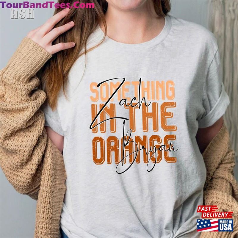 Zach Bryan Something In The Orange Shirt Tour Country Music T-Shirt Sweatshirt 29Uf206710 – Utopia Fashion