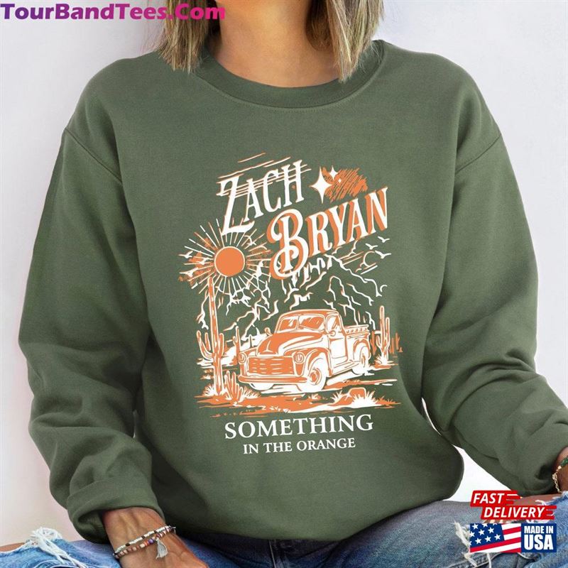 Zach Bryan Something In The Orange Sweatshirt Vintage Fan Gift Country Music Hoodie Classic 29Uf191569 – Utopia Fashion