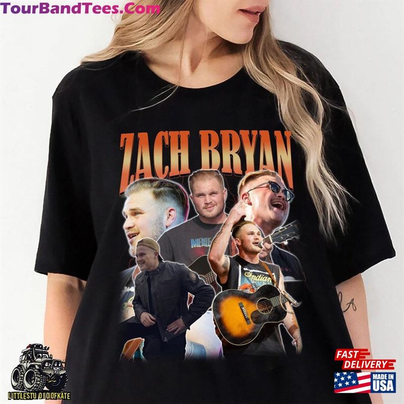 Zach Bryan Vintage 90S Shirt T-Shirt Graphic Tee Hoodie 29Uf193756 – Utopia Fashion