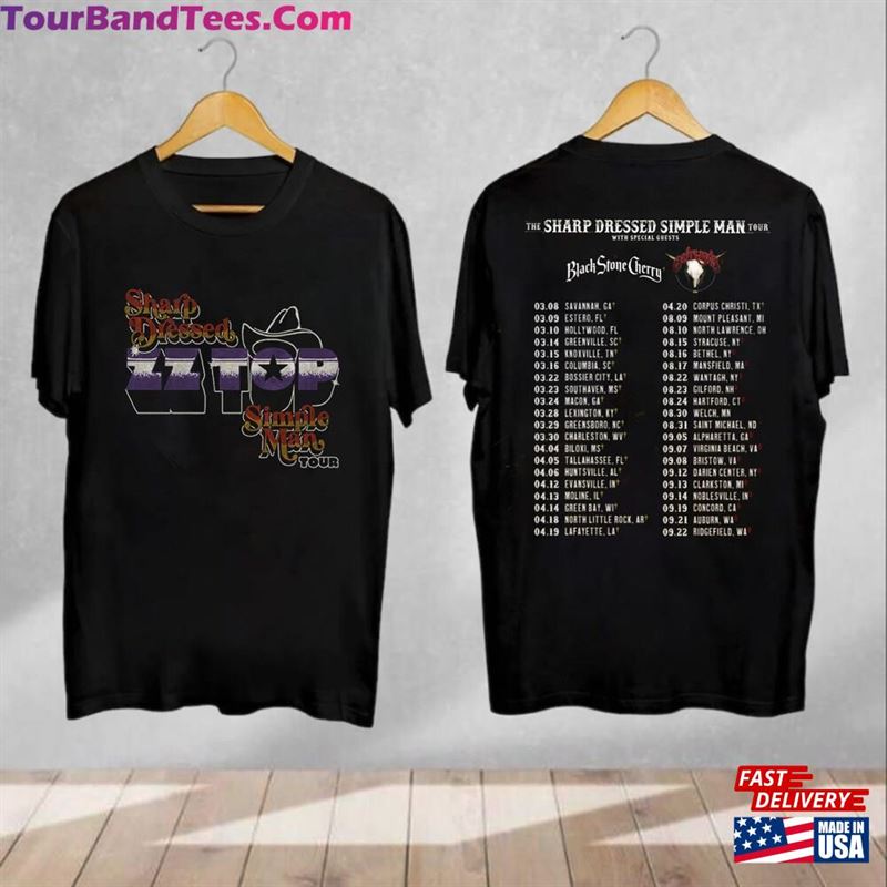 Zz Top Amp Lynyrd Skynyrd The Sharp Dressed Simple Man Tour Shirt Hoodie T-Shirt 29Uf206548 – Utopia Fashion